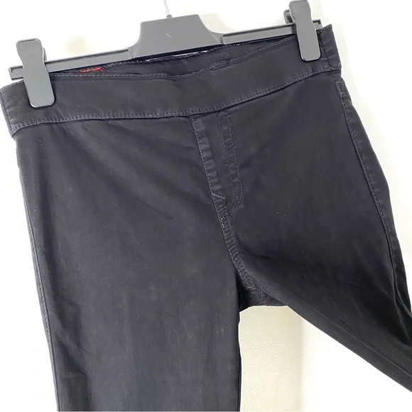 True Religion Starlet High Rise Legging Jeans Black Stretch Pull-On Denim - Picture 3 of 6